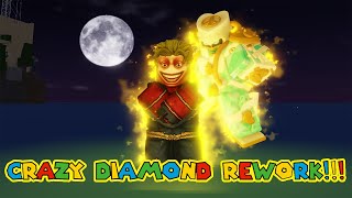 THE NEW CRAZY DIAMOND REWORK IS INSANE!!! YBA