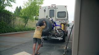 First day back on the road - I gave a stranger a Fogatti hot water heater