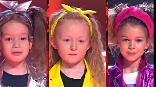 Vignette de la vidéo "Niñas SORPRENDEN 😱 cantando DANCE MONKEY en THE VOICE KIDS"