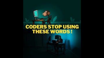 Coders stop using these words | Are you new to coding? Then this video is for you #shorts