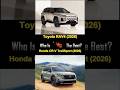 Toyota RAV4 vs Honda CR-V Trailsport #toyota #rav4 #honda