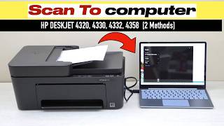 HP DeskJet 4320, 4330, 4332, 4358 Scan to Computer [Tutorial]