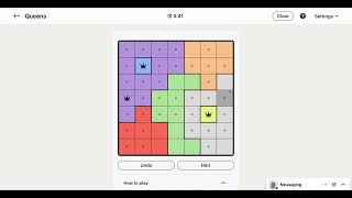 LinkedIn Games - Queens #258 #queens