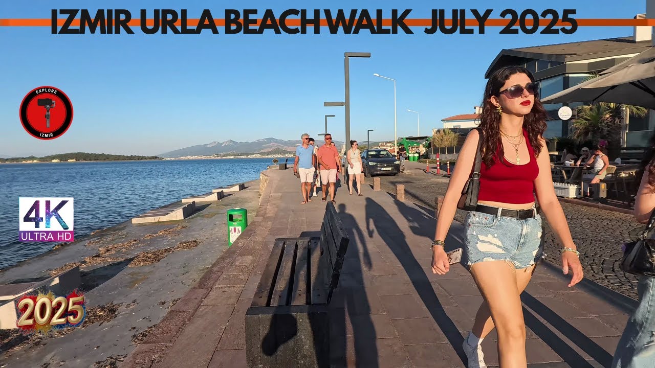 Urla Beach Walk | İzmir Turkiye | July 13, 2025 [4K HD/60 fps]