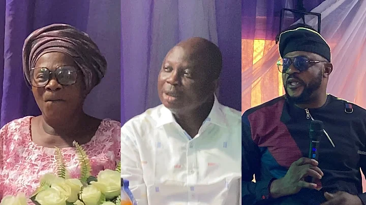 ODUNLADE ADEKOLA HONORS MR LATIN & HIS MOM AT SAAMU ALAJO 200TH EPISODE CELEBRATION