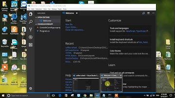 01 Creating First Console Application  NET Core 1 1