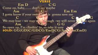 Take It Easy (Eagles) Bass Guitar Cover Lesson with Chords/Lyrics