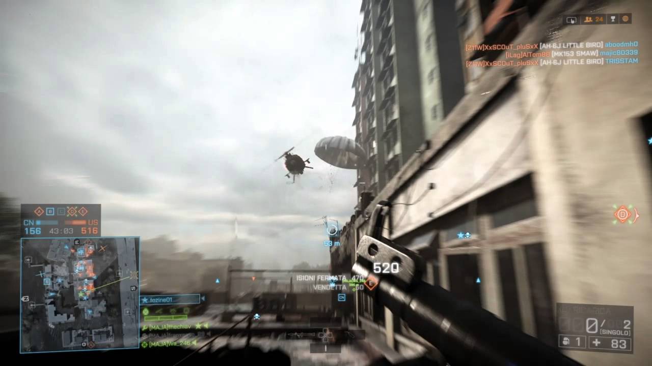 Kill to XxSCOuT_piuSxX (Second in the world with Z11W ) - Battlefield 4