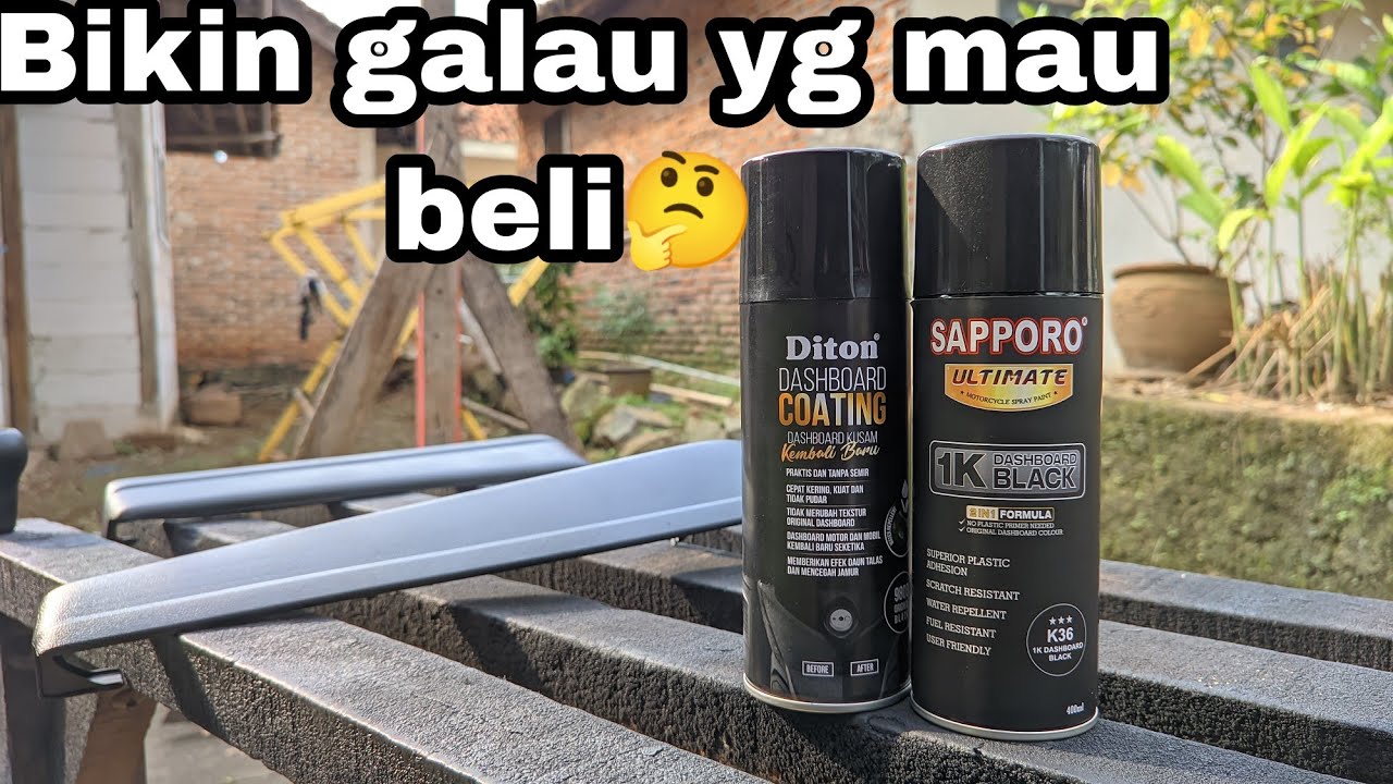 sapporo ultimate dashboard black VS ditton premium dashboard coating mana yang lebih bagus???