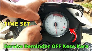 TVS Apache RTR 160 / 180 Service Reminder OFF Kaise Kare - Service Light Off Kaise Kare?