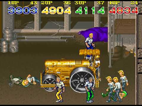 Crime Fighters arcade 4 player Netplay 60fps