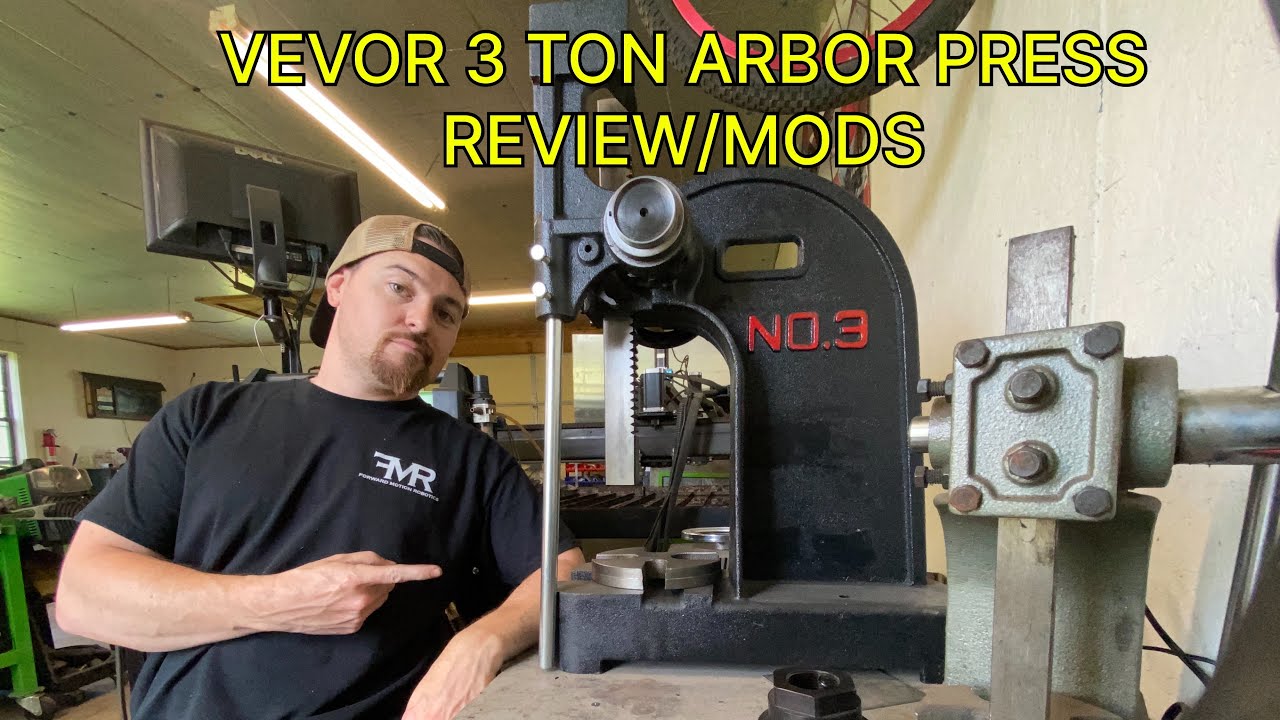 Vevor 3 Ton Arbor Press Review and Mods. $200 budget press??