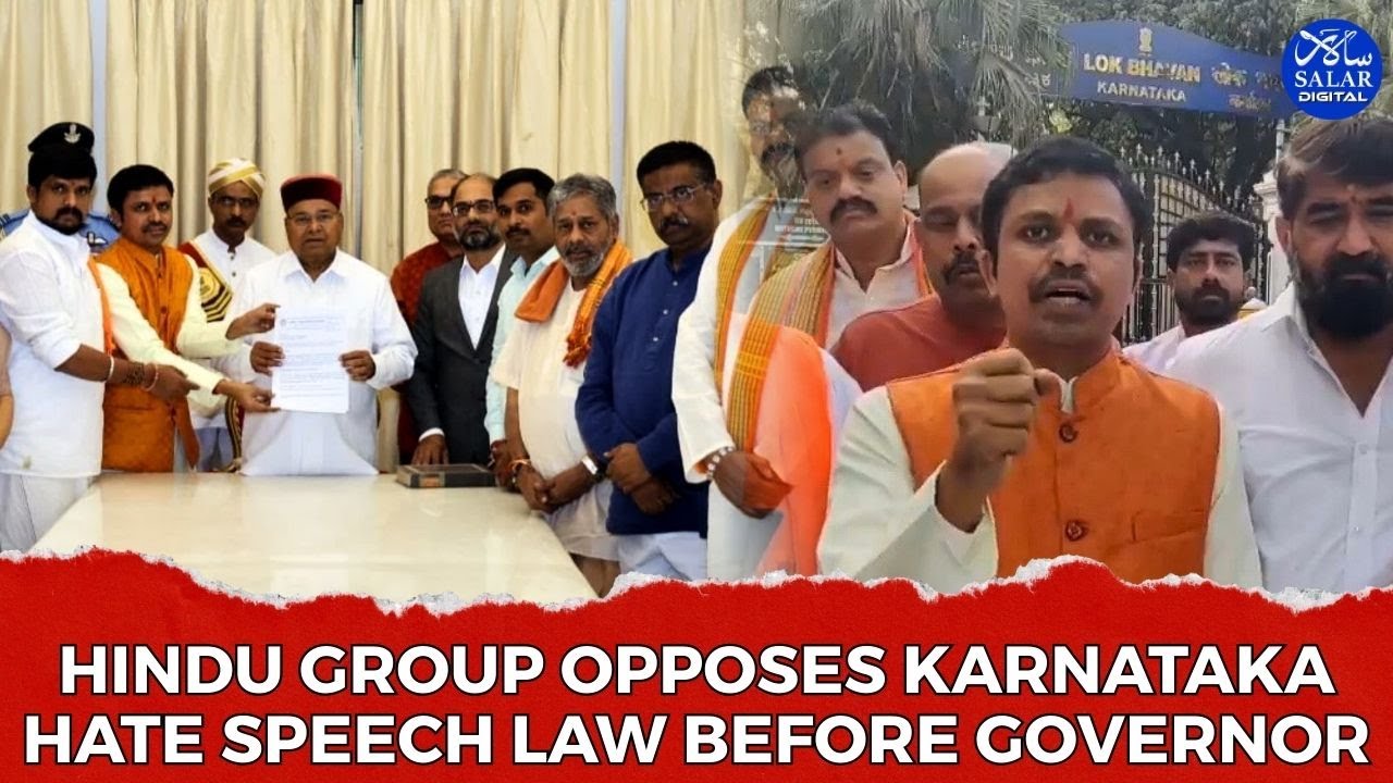 Hindu Outfit Urges Governor to Withhold Assent to Karnataka Hate Speech ...