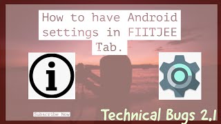 How to have Android settings on FIITJEE TAB  #FiitjeeTab screenshot 5