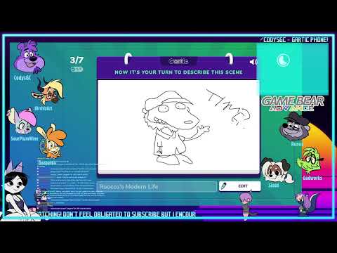 Cody's Game Cave - Gartic Game #2 w/Dooper SourPlumWine BirchlyArt Skidddog MichaelRuocco Gadworks