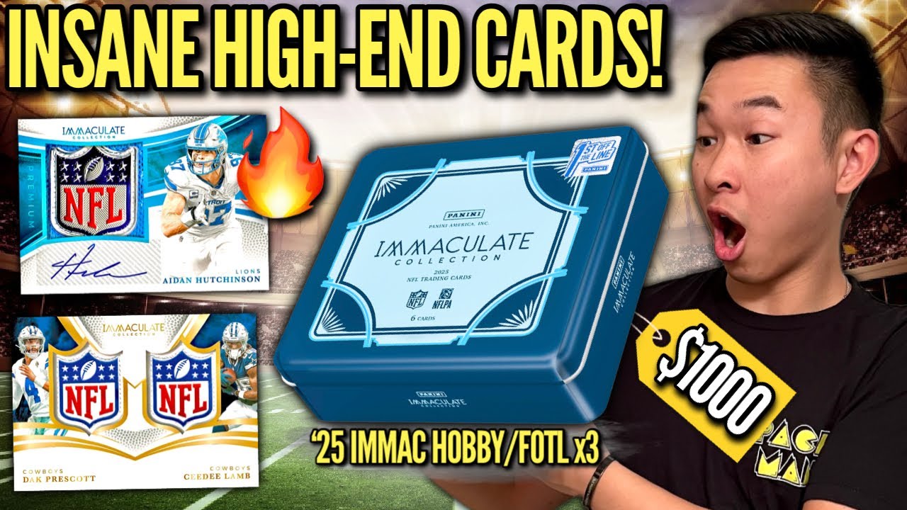 THE LAST HIGH-END IMMAC 🏈 CARDS (INSANE)! 😱🔥 2025 Panini Immaculate Football FOTL Hobby Box Review