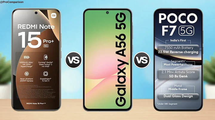 Redmi Note 15 Pro Plus 5G vs Samsung Galaxy A56 5G vs Poco F7 5G || Full Comparison 