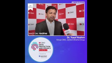 Dr. Yusuf Hashmi Shares Insights on Data Security at ET CISO Data Protection & Privacy Summit 2024