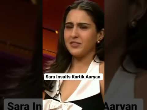Sara insult kartik Aryan #bollywood #shorts