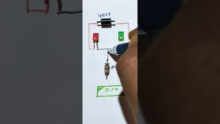 How to make//LED Indicator with 3.7v Battery charger//circuit diagram#electronic#youtubeshorts