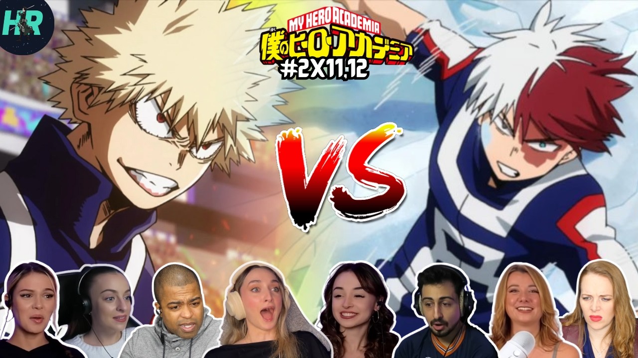 Bakugo vs Todoroki!! INSANE⚡ My Hero Academia Season 2 Episode 11-12 Reaction Mashup