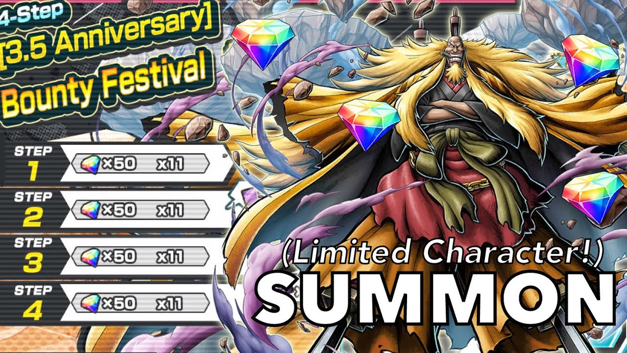 (LIMITED)Strong World Shiki Summon One Piece Bounty Rush YouTube