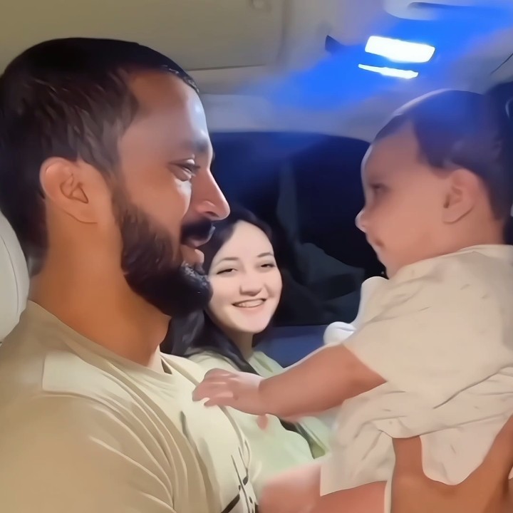 Rajab x Eman With Cute Baby!😍😍🥰❤️ #rajabfamily #rajab #viralvideo