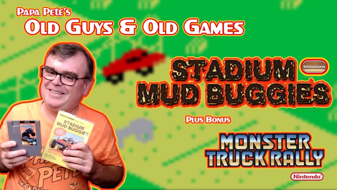 Stadium Mud Buggies by INTV Corp - Intellivision - Papa Pete's Old Guys & Old Games