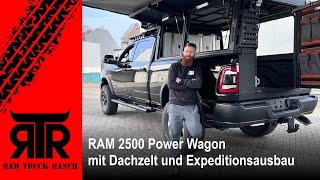 RAM 2500 Power Wagon with roof tent and expedition conversion: Pure adventure - RTR - RAM Truck R...