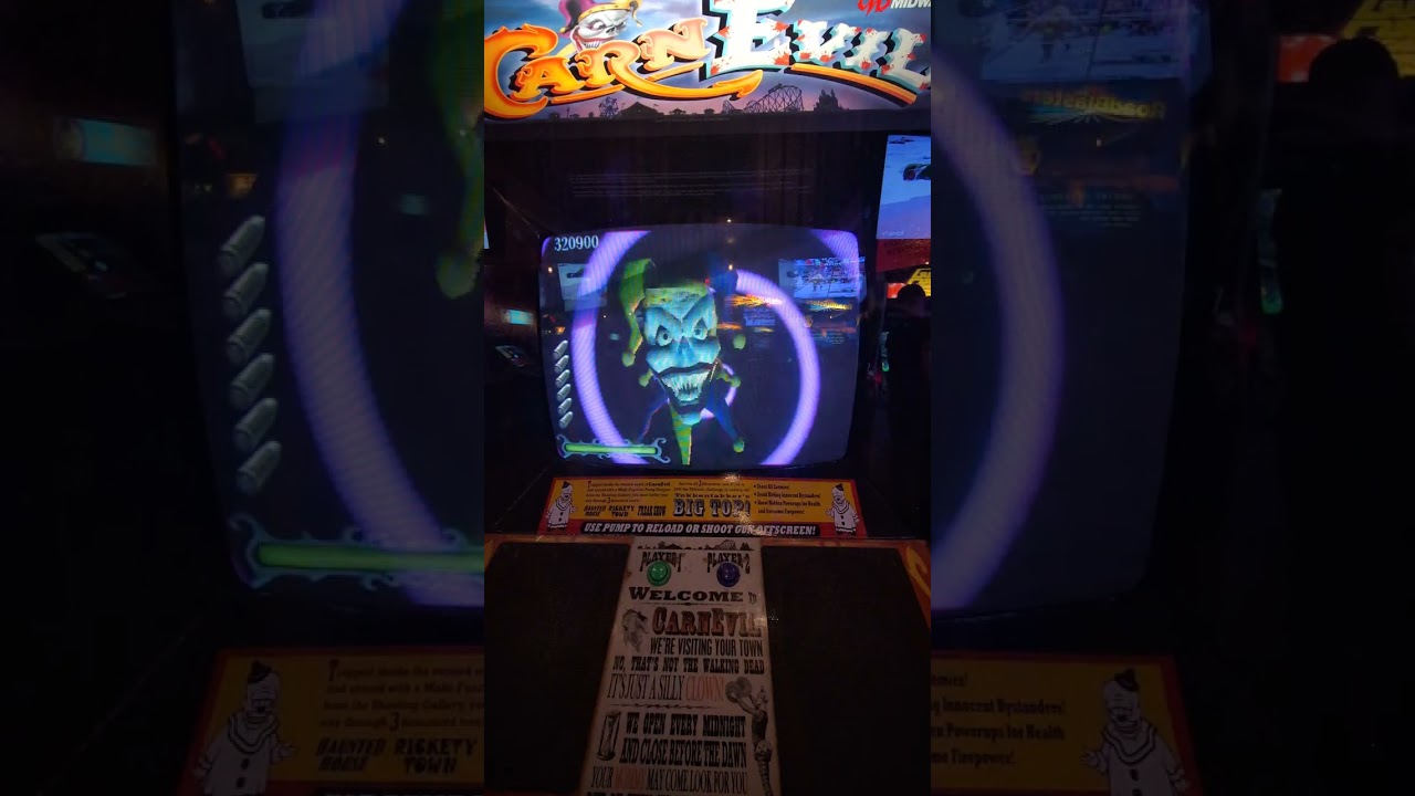 Playing the first 2 levels in CarnEvil