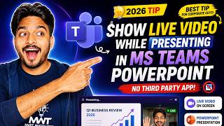 LIVE Video While Presenting Slides in MS Teams | Tip for Corporate Professionals in 2026 #corporate