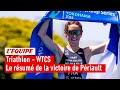 Triathlon  wtcs  lonie priault et emma lombardi sur le podium  yokohama