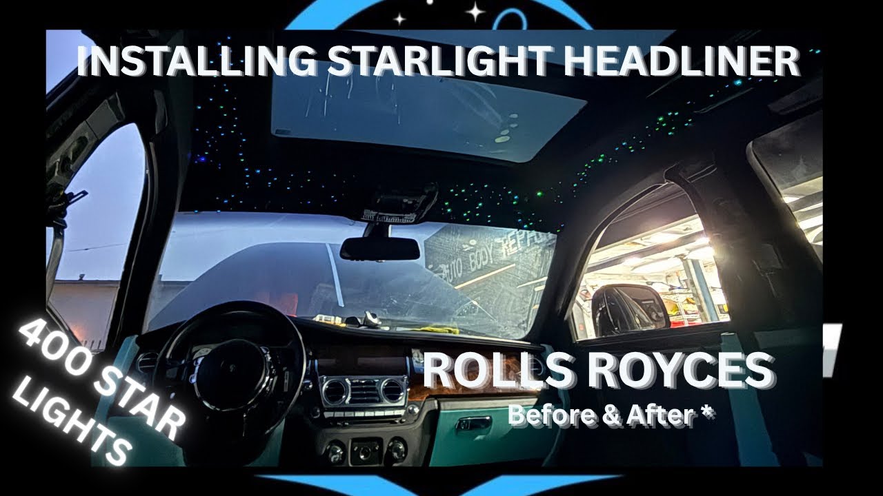 I Installed a Star Ceiling in a Rolls-Royce,He Trusted Me With This!