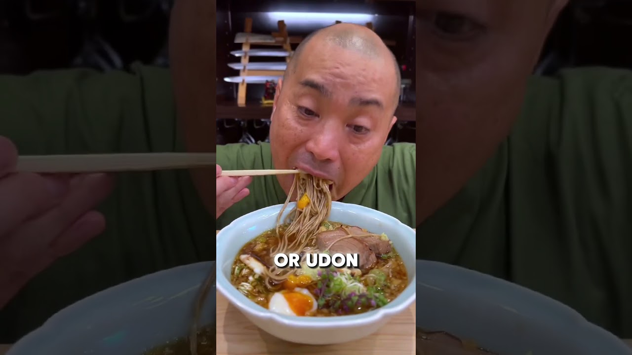 You Can’t Sit Down to Eat These Japanese Noodles… 🍜💔