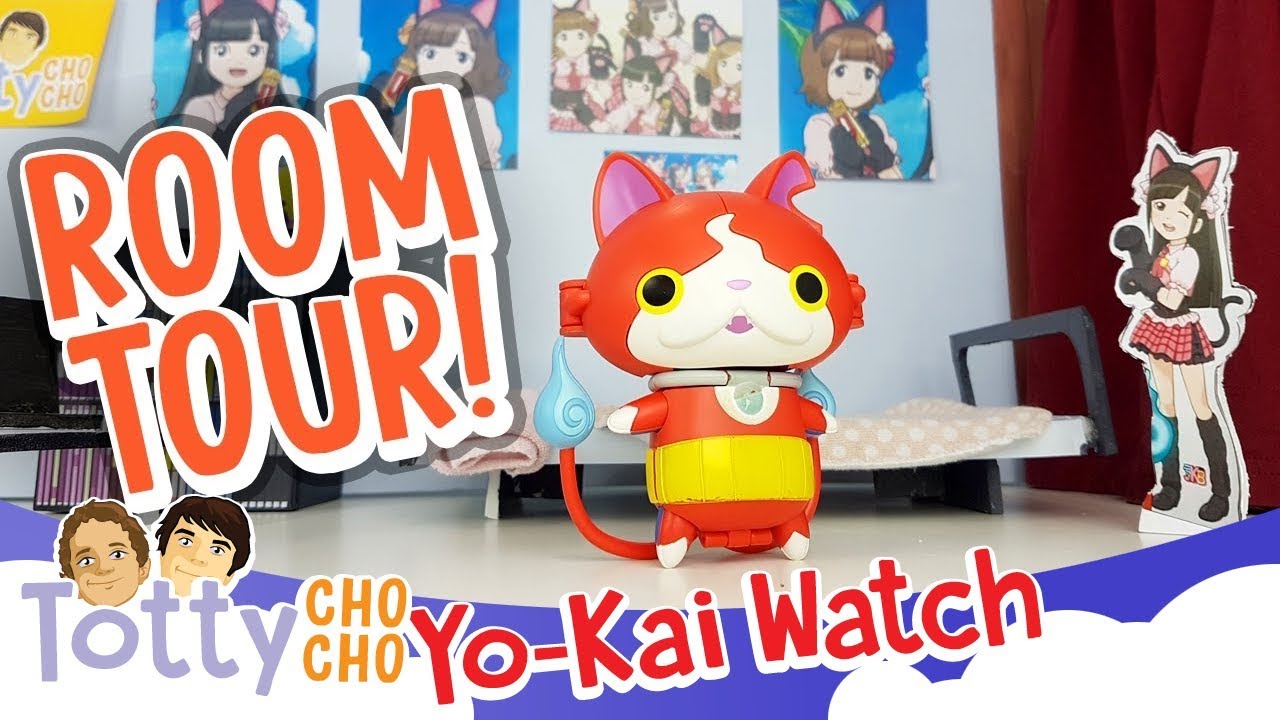 JIBANYAN ROOM TOUR!!! Yo-Kai Watch Toys IRL In Real Life! TottyChoCho YoKai Watch