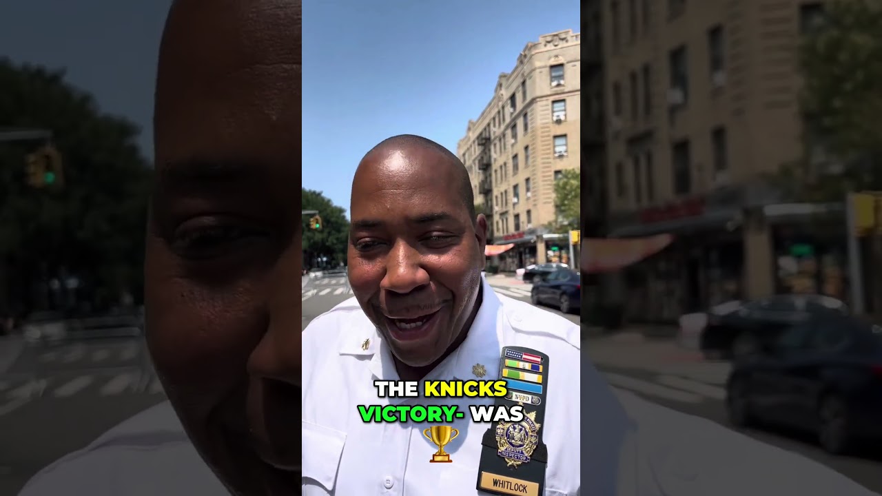 NYPD C.O. James Whitlock: Knicks Victory | NYC Explodes After 57 Years of Waiting!