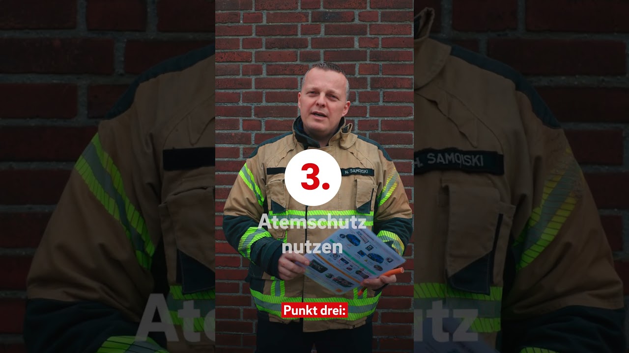 E-Auto-Brand: 5 Tipps von der Feuerwehr für die Feuerwehr 🧑‍🚒🚒