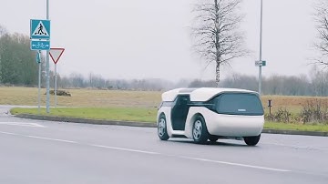 Robot Courier Cleveron / Robot Courier – self-driving robot courier automotive last mile delivery