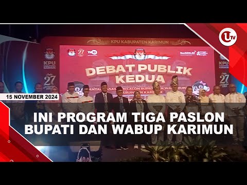 VISI MISI DAN PROGRAM PASLON BUPATI-WAKIL BUPATI KARIMUN | U-NEWS