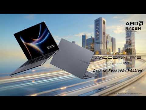 Modern A16 LE J1M — Live in Everyday Passion | Business Laptop | MSI