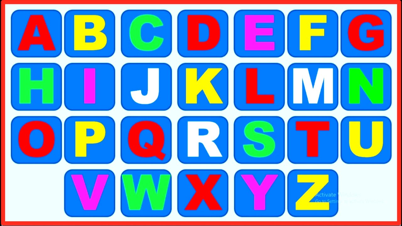 capital alphabet - capital letters - A B C D E F G H I J K L M N O P Q ...