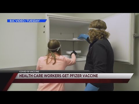 BJC and SSM healthcare workers to receive Pfizer vaccine today