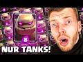 😱❌NUR TANKS WÄHLEN im MEGA AUSWAHL Modus... (Katastrophe) | Clash Royale Deutsch