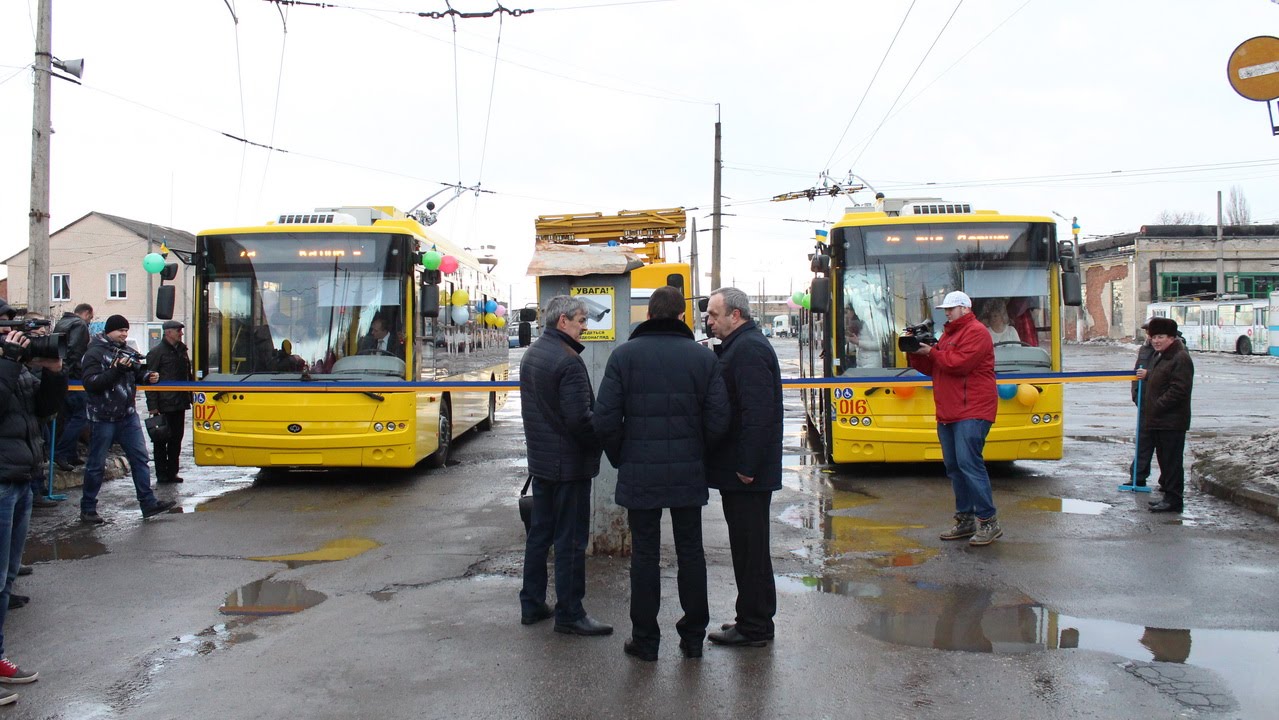 Хмельницький. Нові тролейбуси