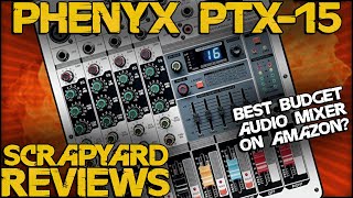 Budget Audio Mixer Board for 2020 🎛 Phenyx PTX-15 Review 🎙 Scrapyard Reviews screenshot 2
