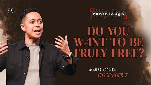 Do You Want To Be Truly Free? | Marty Ocaya | Run Through