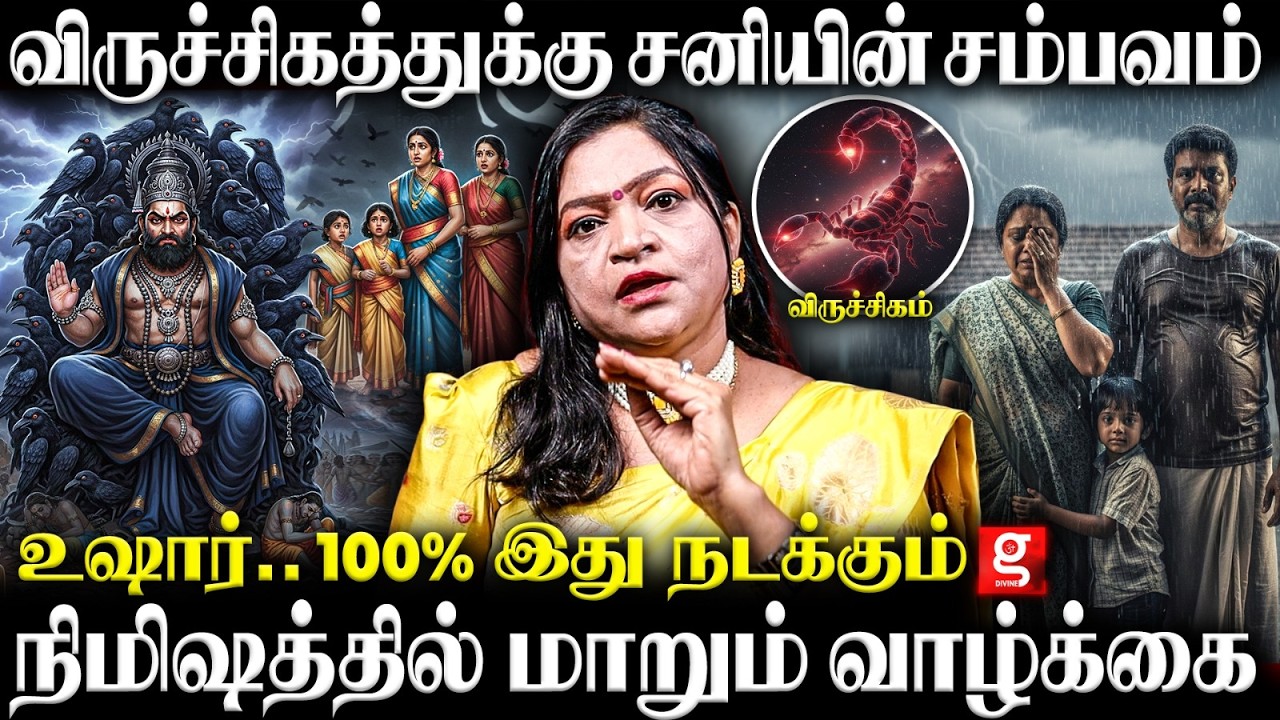 சனியால் பாடு படப்போகும் விருச்சகம்😫வாழ்க்கையில் நொடிக்கு நொடி Twist காத்திருக்கு😯 | Viruchigam