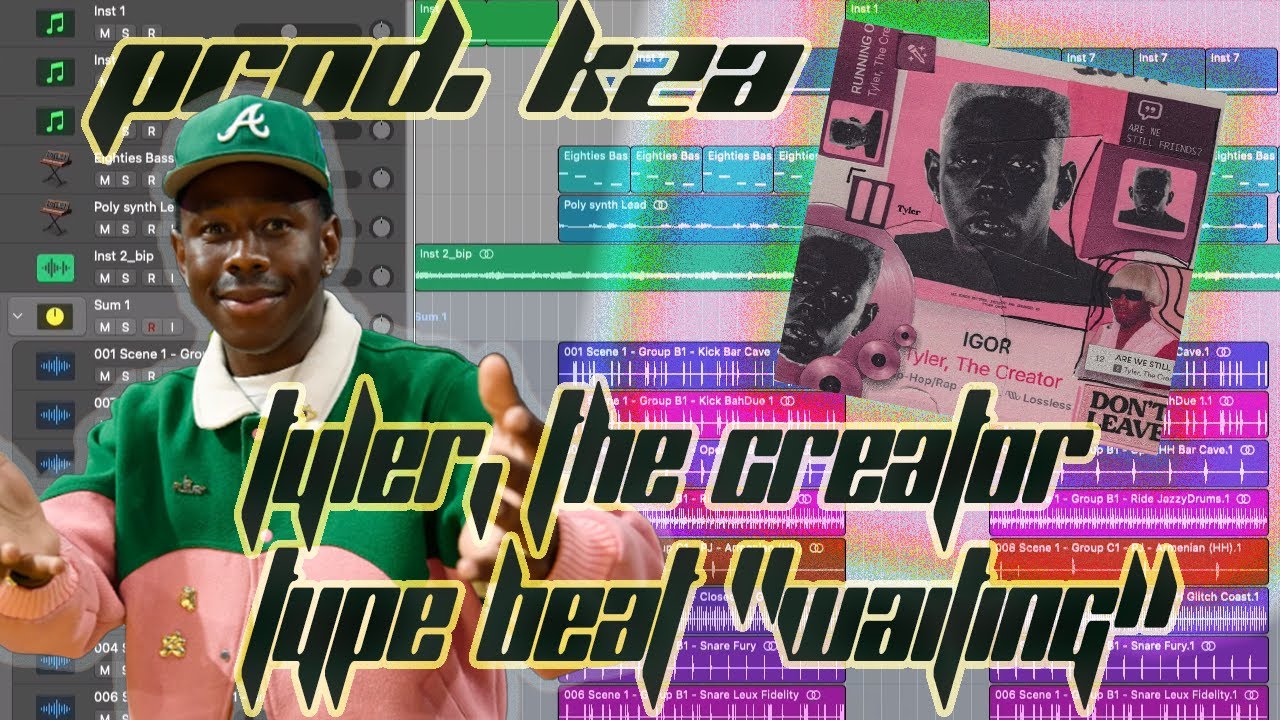 How I made "Waiting" Tyler, the Creator x IGOR type beat | Logic Pro X ...