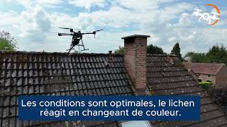 Icare Drone Traite Une Toiture Et Nettoie Des Panneaux À Ath