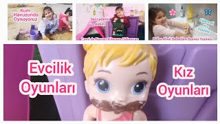 Zümra Meva Baby Alive Eğlenceli Çocuk Videoları Kız Oyunları EVCİLİK OYUNLARI | Funny Kids Videos 
